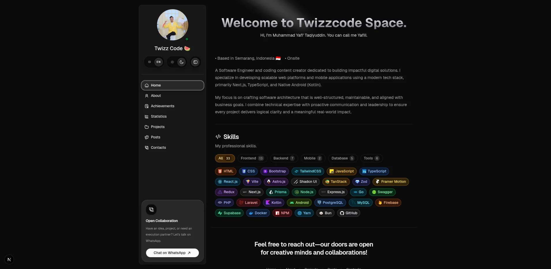 Twizzcode Space